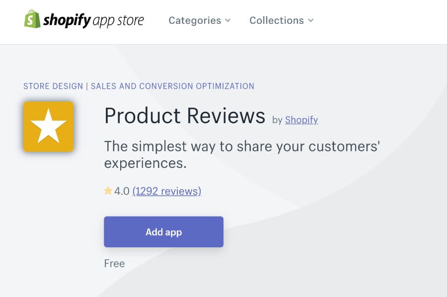 Shopify　商品レビュー product reviews