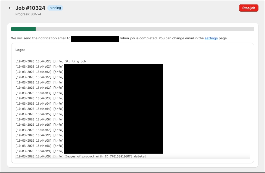 Shopifyの商品画像だけを一括で削除する方法